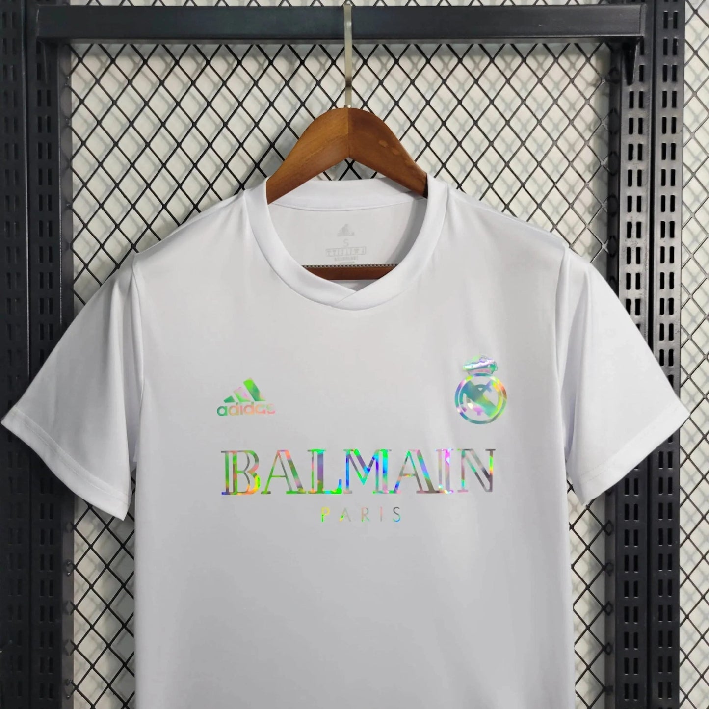 BALMAIN - Reflective Men's Shirt - Match Day