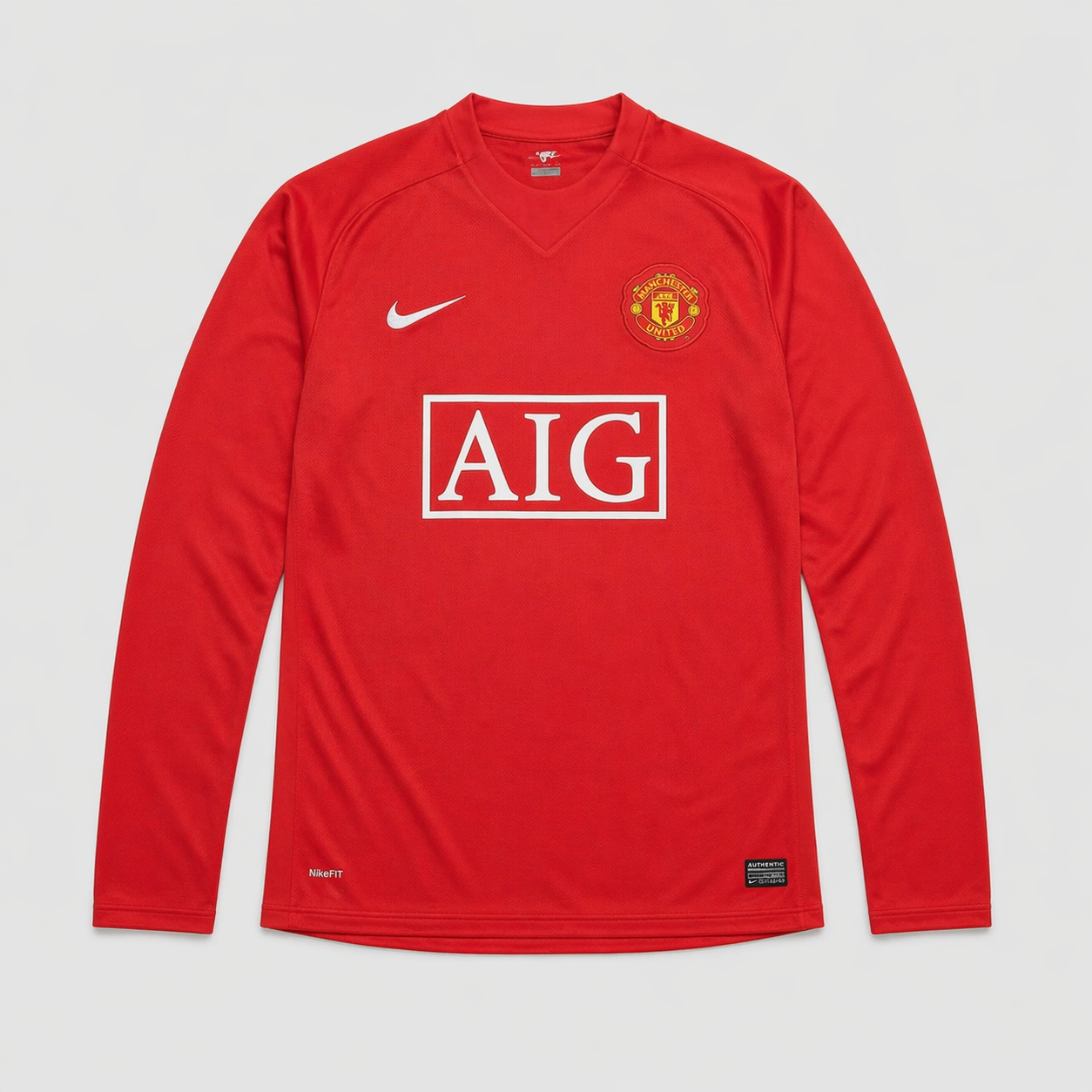 Retro Home 2007/08 Long Sleeve Shirt - Match Day