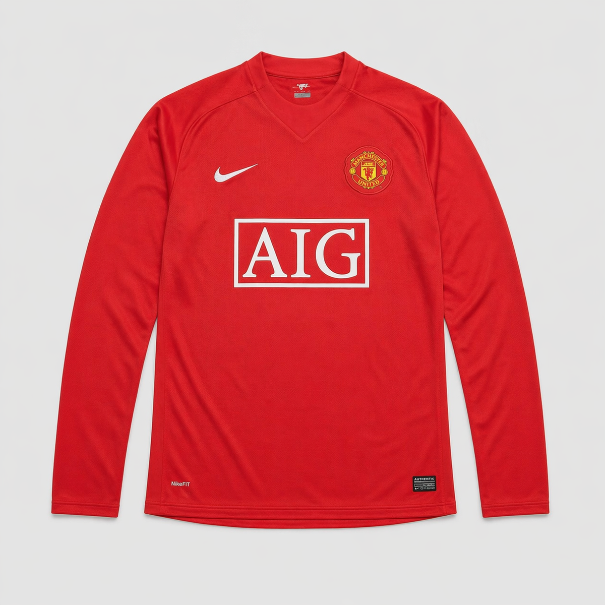 Retro Home 2007/08 Long Sleeve Shirt - Match Day