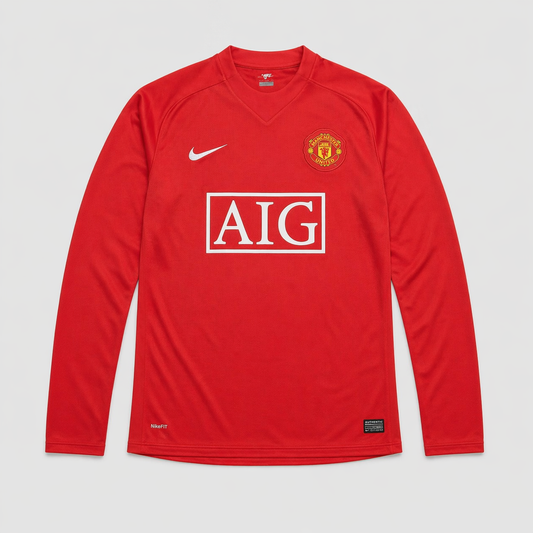 Retro Home 2007/08 Long Sleeve Shirt - Match Day