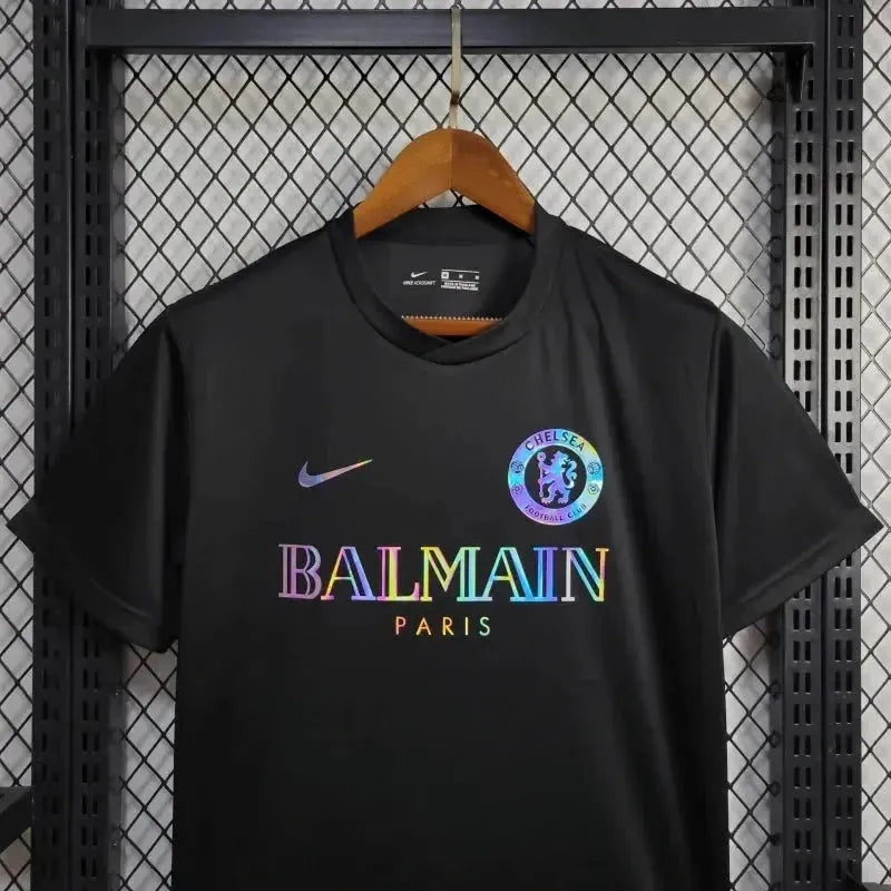 BALMAIN - Reflective Men's Shirt - Match Day