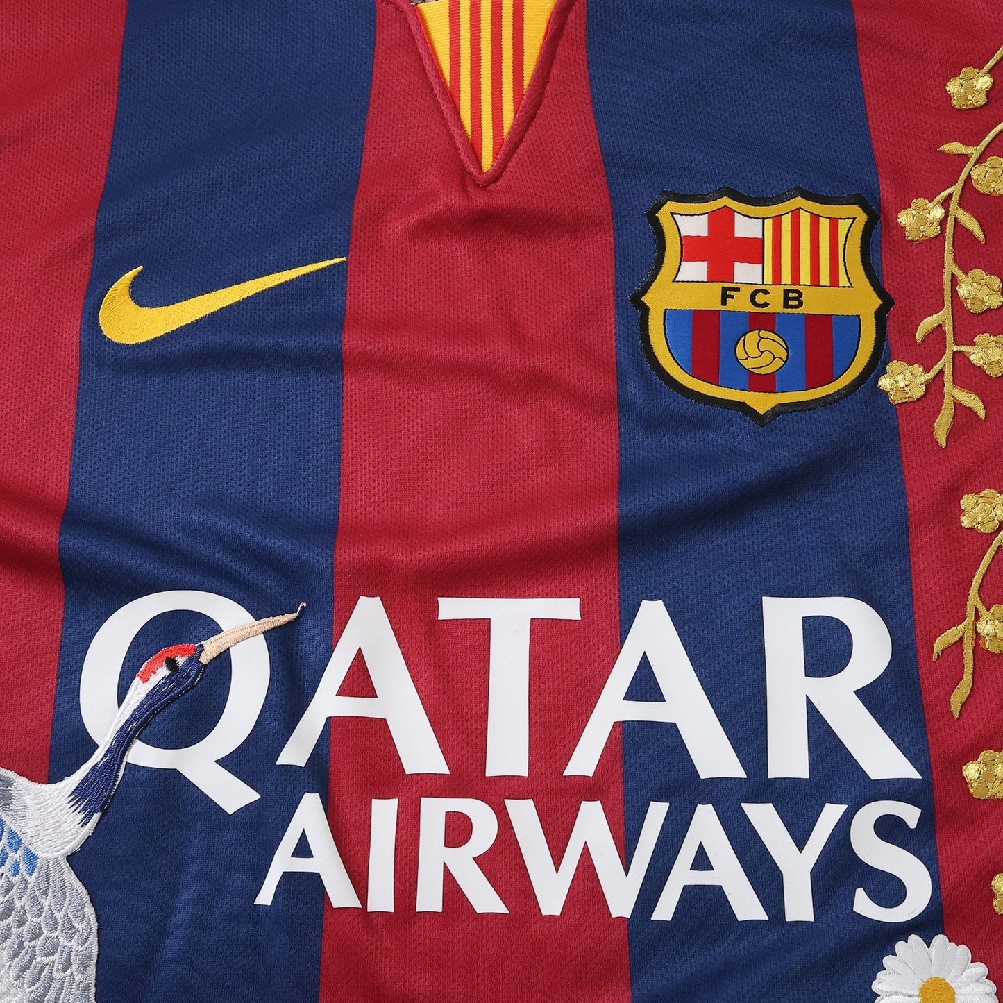 Retro Home 2014/15 Embroidered Shirt - Match Day