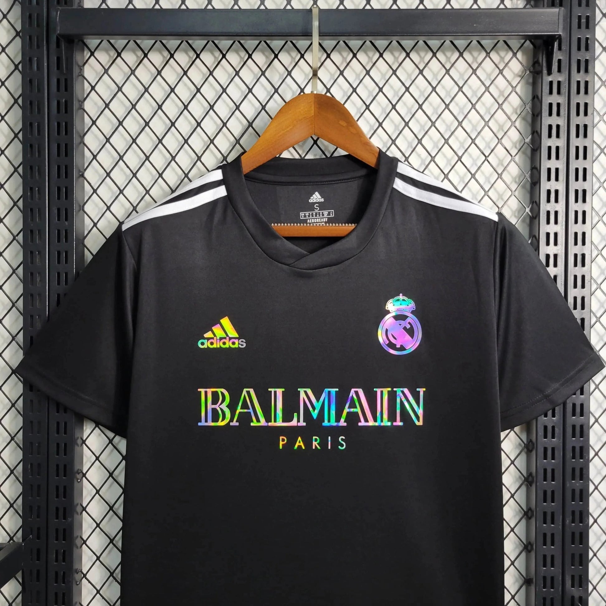 BALMAIN - Reflective Men's Shirt - Match Day
