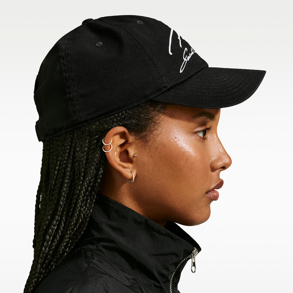 Script Club Cap Black